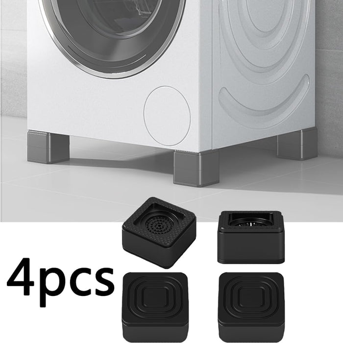 Azonee Washing Machine Anti-Vibration Pads, Rubber Washing Machine Foot Pads, Anti-Movement Washing Machine Anti-Vibration Pads, Washing Machine Stabilizer, Noise Reduction and Shockproof (4Pcs)