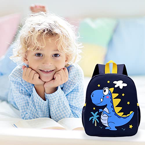 NA NA Dinosaur School Bag, Kids Backpack, 3D Printed Cartoon School Bag, Kindergarten Preschool Rucksack, Boys Girls Bookbag