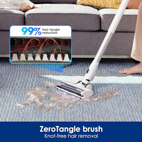 Tineco Floor ONE S7 Combo Smart Wet Dry Vacuum Floor Cleaner Mop, 5 in 1 Multi-Function Up to 65 Mins Runtime Self-Cleaning Dual-Edge Cleaning Whole-House Cleaning