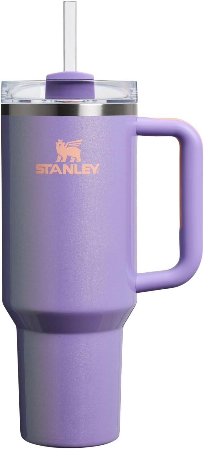 Stanley Quencher H2.0 Tumbler with Handle & Straw 30 oz | Twist On 3-Way Lid | Cupholder Compatible for Travel | Insulated Stainless Steel Cup | BPA-Free | Cherry Blossom