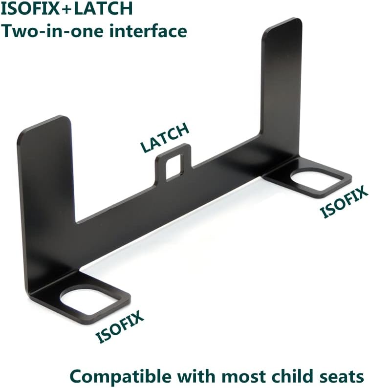 DEONG Baby Car Safety Seat Mounting Bracket, ISOFIX Safety Belt Connector Anchor Mounting Kit （Fixed Type）