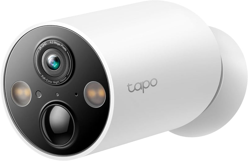 Tapo TP-Link Wire-Free MagCam, Indoor/Outdoor 2K Battery Powered Smart Security Camera, Magnetic Mount, Starlight Color Night Vision, Person/Pet/Vehicle Detection, SD/Cloud Storage, 2.4GHz Wi-Fi