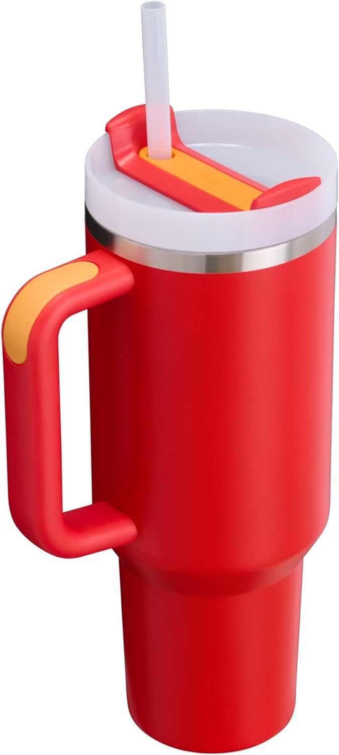 Stanley Quencher H2.0 Tumbler with Handle & Straw 40 oz | Twist On 3-Way Lid | Cupholder Compatible for Travel | Insulated Stainless Steel Cup | BPA-Free | Seafoam