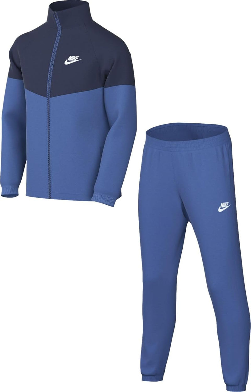 Unisex Kids Sportswear Dri-FIT Pack Full Zip SET - COMET BLUE/MIDNIGHT NAVY/(WHITE)