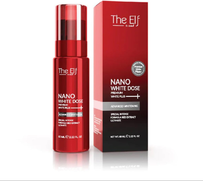 The Elf Nano White Dose Serum 60ml Brightening & Hydrating Face Serum with Niacinamide & Vitamin C For Even Skin Tone, Dark Spot Reduction & Radiant Glow
