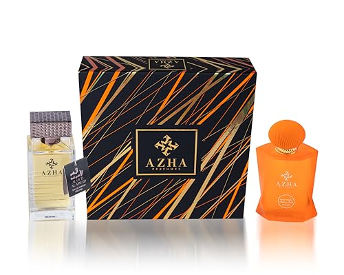 Azha Perfumes - 2Pc Gift Set Al Oud Al Aswad EDP 100 ml for Men + Arabian Lady EDP 100 ml for Women