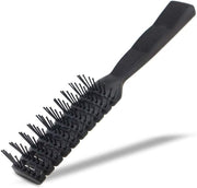 CACASO Professional Salon Vented Brush styling brush, Short Hair Brush With Ball Tipped Bristles, Anti-static Massage wet Hairbrush,Best For Blow Drying & Styling hair brush men (Black)