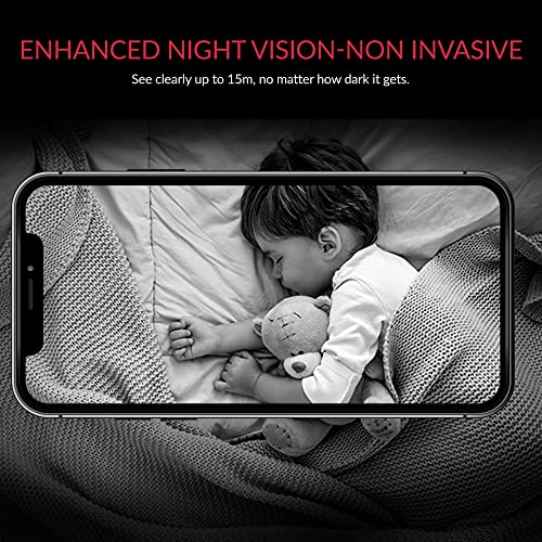 YI Pro 2K Home Security Camera, 2.4Ghz Wired Indoor Camera with Person, Vehicle, Animal Smart Detection, Phone App, Compatible with Alexa and Google Assistant 2Packs