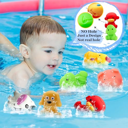 PARHILYAR Bath Toys for Kids 1-3 2-4 - No Hole No Mold Baby Bath Toys for 6-12-18-24 Months Bathtub Tub Water Pool Shower Toys for 1 2 3 4 Year Old Boys Children Birthday for Kids Toys Age 1-5