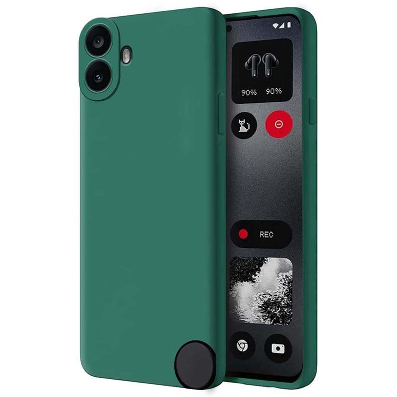 Case for Nothing CMF Phone 1 Cover, Matte Surface Soft Cases [Ultra Thin] [Scratch-Resistant] TPU Protective Case Soft Mobile Phone Case for Nothing CMF Phone 1 (Green)