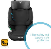 Maxi-Cosi Kore i-Size Child Car Seat, Quick And Easy Buckle Up, Superior Side Protection, Grows With Your Child, 3.5-12 Years, Authentic Grey, 2 Year Warranty