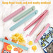 XC 20Pcs Food Bag Clips Plastic Storage Bags Sealing Clips Freezer Bag Clips for Kitchen Snacks Foods Bag Clips for Camping ,Outing, Hiking(5.4 Inches and 4.1 Inches)