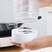 Pancake Batter Dispenser - Kitchen Tool for Cupcakes, Crepes, Waffles & Cookies - Liquid Batter Mix Dispensing Bottle with Measurement Marks, Easy Squeeze