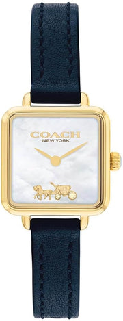 CASS Women Watch, Analog - WHITE MOTHER OF PEARL / NAVY