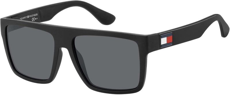Men's Th1605/S Square Sunglasses - Mattt Black