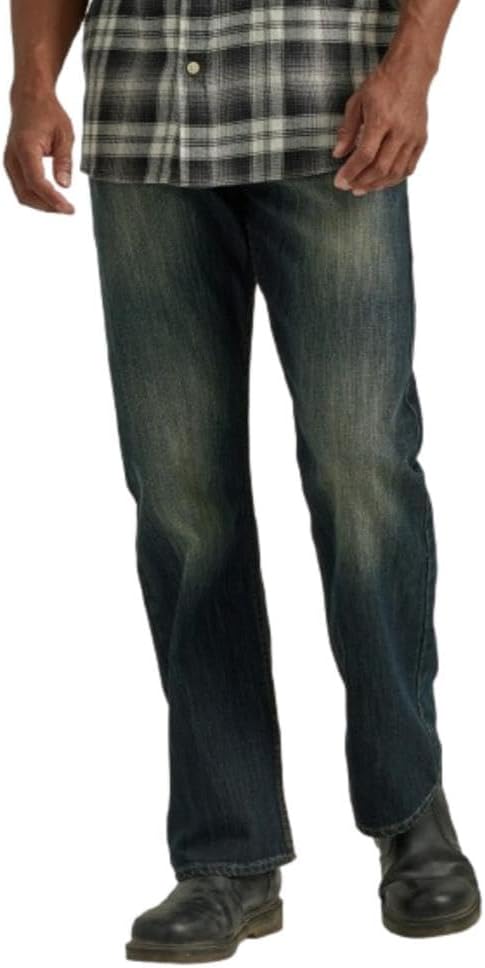 Wrangler Mens Classic 5-pocket Regular Fit Cotton Jean jeans - Blue, Black