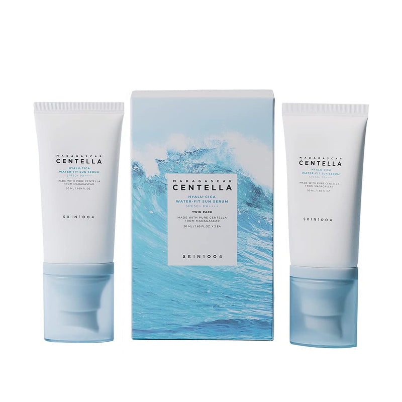 Skin1004 Madagascar Centella Hyalu-Cica Water-Fit Sun Serum (50ml x 2) Twin Pack