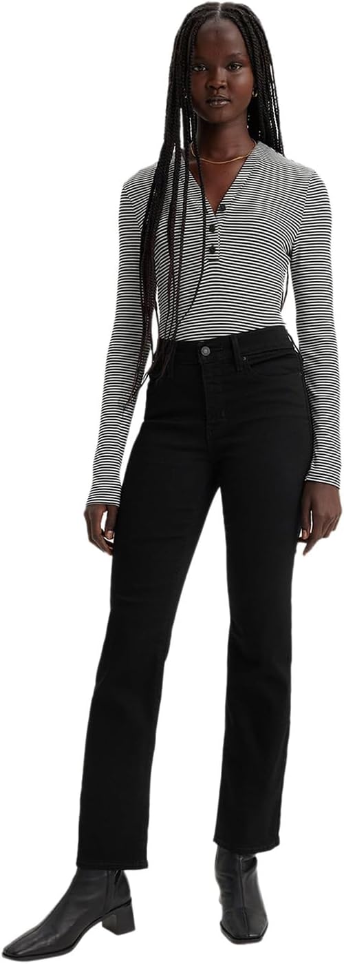 Womens 314 Shaping Straight Jeans - Black