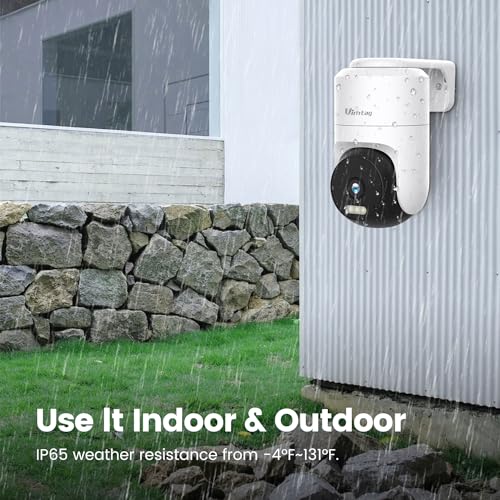 VIMTAG POE Camera, 2.5K/4MP Security Camera Outdoor only for POE LAN Switch or NVR with Spotlight/Night Vision/Pan/Tilt/Speaker/2-Way Audio/Phone App/IP/Human/Sound/Motion Detection for Home Security