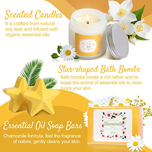 Suhctuptx Get Well Soon Gifts for Women, Christmas Sunflower Birthday Gifts Baskets Ideas for Women Mom Best Friend Female Her - Unique After Surgery Gifts Thinking of You Sunshine Gifts Box