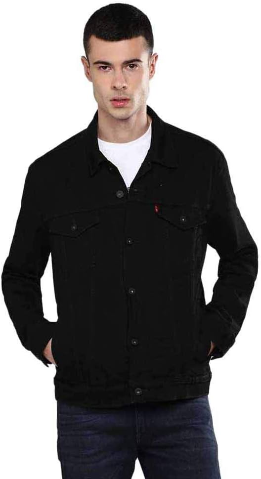 Mens The Trucker Jacket T-Shirt (pack of 1) - Blacks