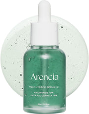 Hyssop Glow Serum, 10% Niacinamide, 12% Vitamin A,C,E - Hydrating, Moisturizing, Anti-Aging Serum for Korean Glass Skin