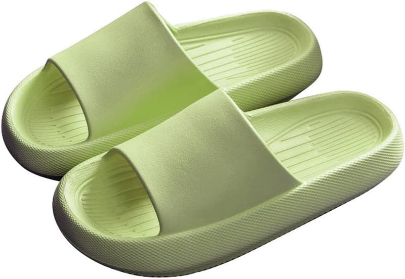 AioTio Women's Slippers Non-slip Household, Home Slippers for Men,Bath Couple Thick Sole Slippers, Summer Simple Style
