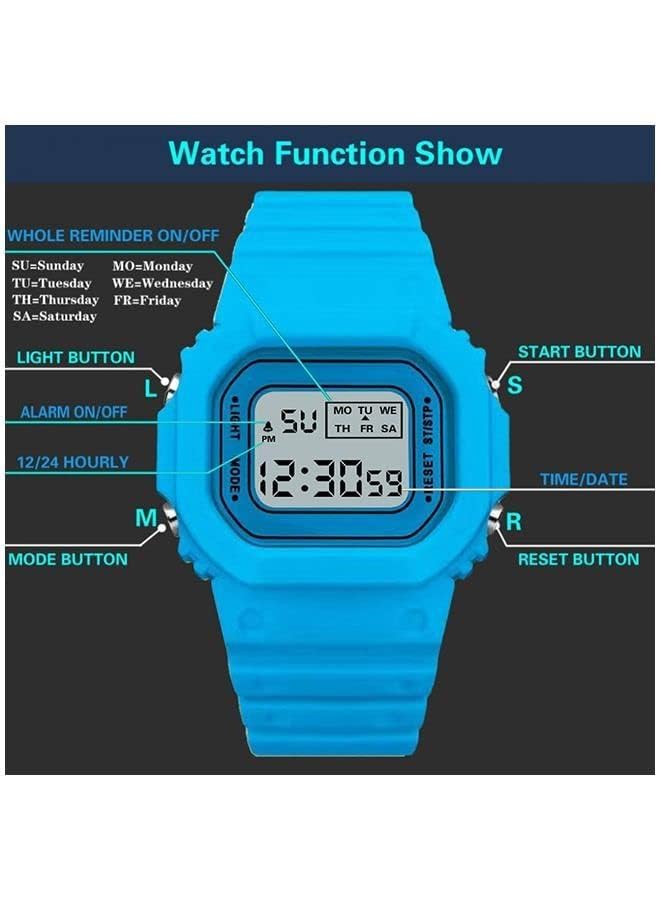 UMIWIN Kids Water Resistant Digital Watch