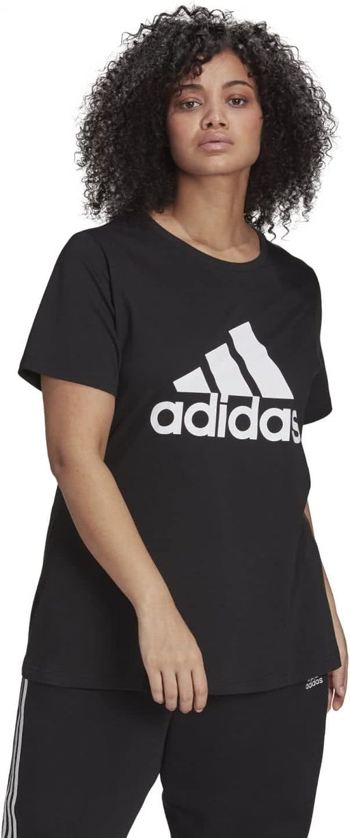 womens Essentials Logo T-Shirt (Plus Size) T-Shirt (pack of 1) - Black/White