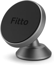 Fitto Magnetic Mobile Holder for Car, Black - Universal Phone Mount