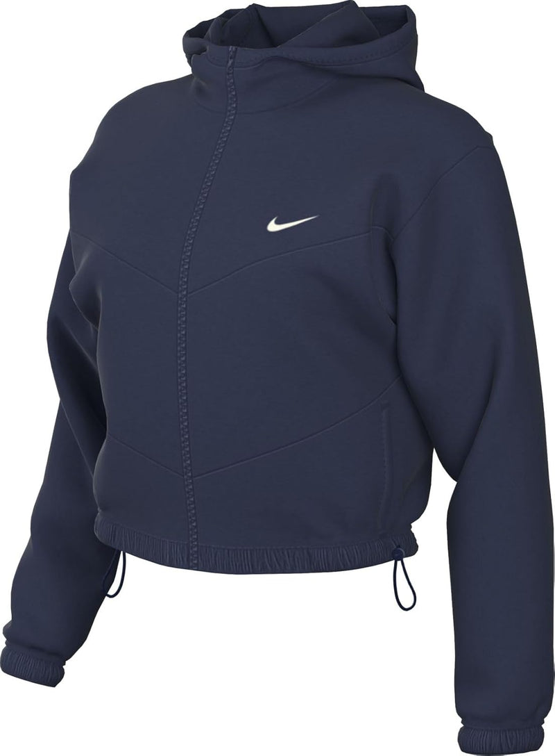 Womens Sportswear Weather Resistant Woven Lightweight Hooded JACKETS (pack of 1) - MIDNIGHT NAVY/MIDNIGHT NAVY/(SAIL)