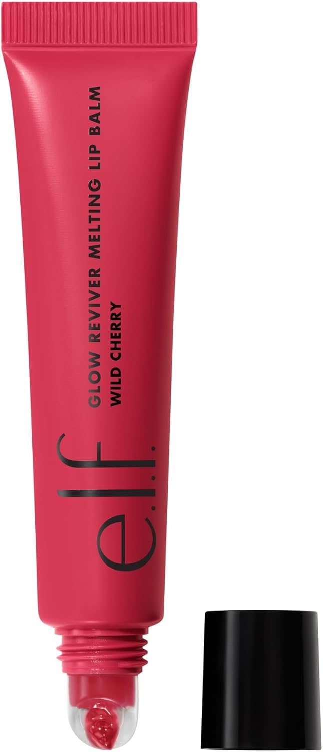 Glow Reviver Melting Lip Balm, Hydrating Tinted Lip Balm For A Glossy Finish & Soft, Supple Lips, Vegan & Cruelty-Free, Yummy Gummy - Wild Cherry