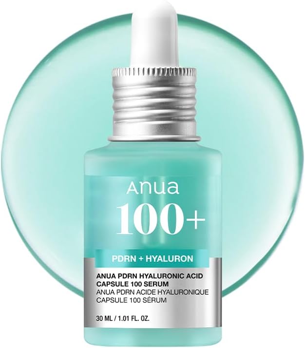 PDRN Hyaluronic Acid Capsule 100 Serum, Radiant Face Serum, Hyaluronic Acid, Hydration, Moisture Plumping effect, Natural color, Fragrance free, Korean Skincare, 30ml / 1.01 fl. oz - 1.01 Fl Oz (Pack of 1)