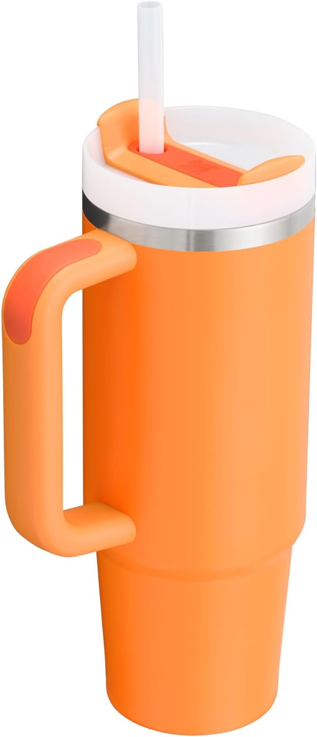 Stanley Quencher H2.0 Tumbler with Handle & Straw 40 oz | Twist On 3-Way Lid | Cupholder Compatible for Travel | Insulated Stainless Steel Cup | BPA-Free | Seafoam