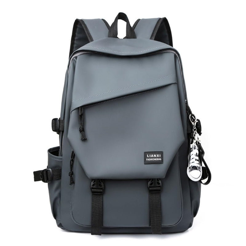 Simcoo Men Laptop Backpack Business Daypack Boy College School Bag Waterproof Rucksack Teacher Travel Bags （Grey)）