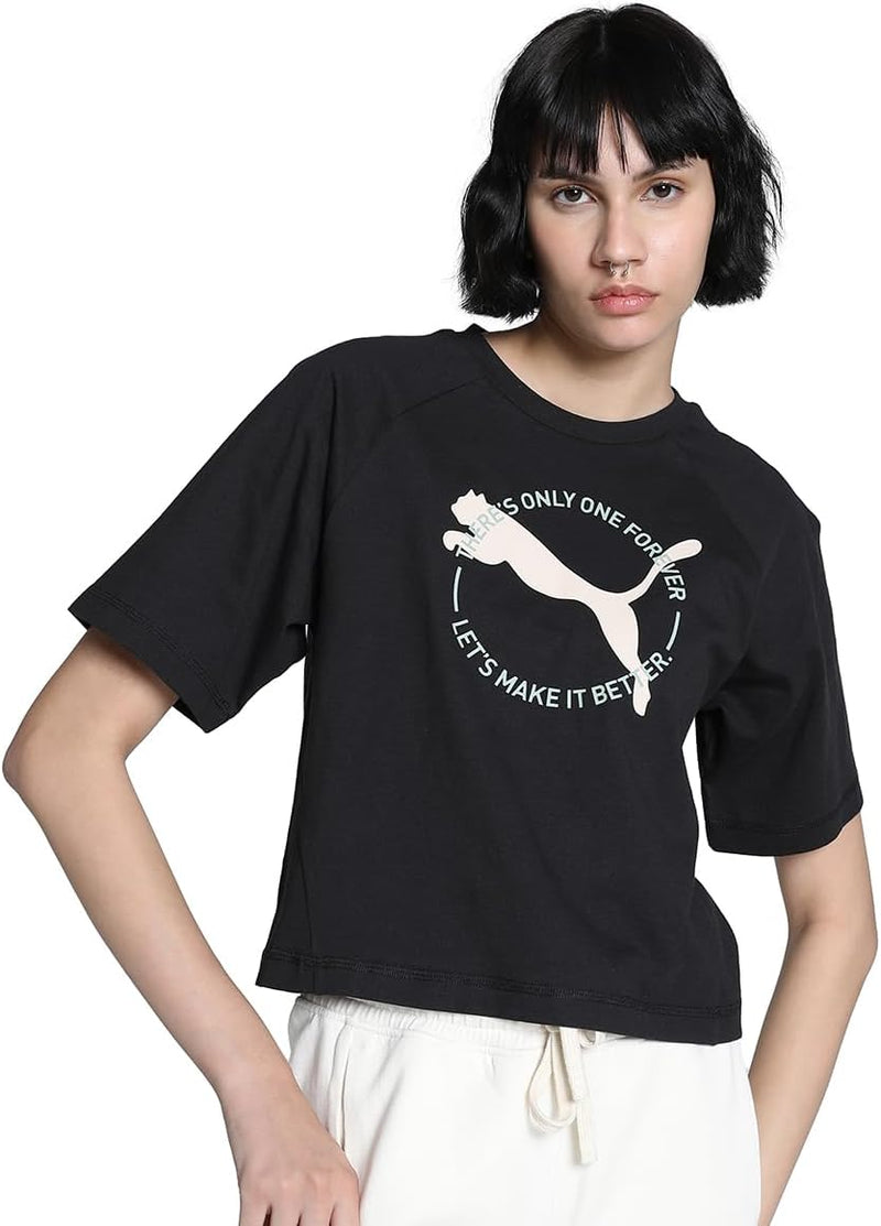 womens BETTER SPORTSWEAR Tee Lifestyle Women Shirts - Black