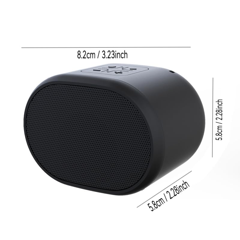Eageroo Bluetooth Speaker Mini Speaker Small Music Box Portable TF Card / 3.5 mm AUX USB Black