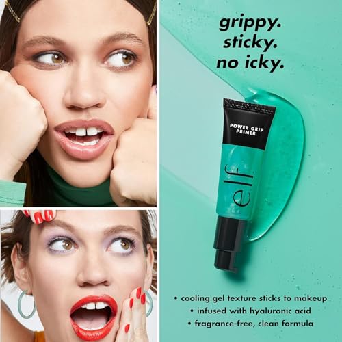 e.l.f. Cosmetics Mini Power Grip Primer Gel Face Primer for Long-Lasting Make-Up 15 ml
