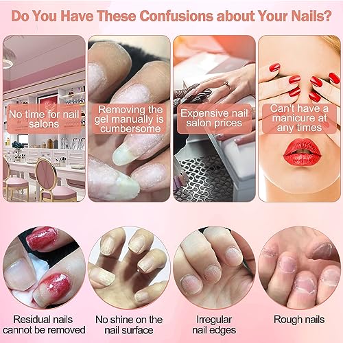NAILGIRLS Rechargeable Cordless Nail Drill Machine, Portable Electric Nail Drill 35000RPM Professional Electric Nail File for Acrylic Gel Nails, Efile Manicure Pedicure Polishing,Pink