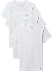 womens Cotton Tee 3pk Lv00qs7485 Lounge & Sleepwear Tops - White/White/White
