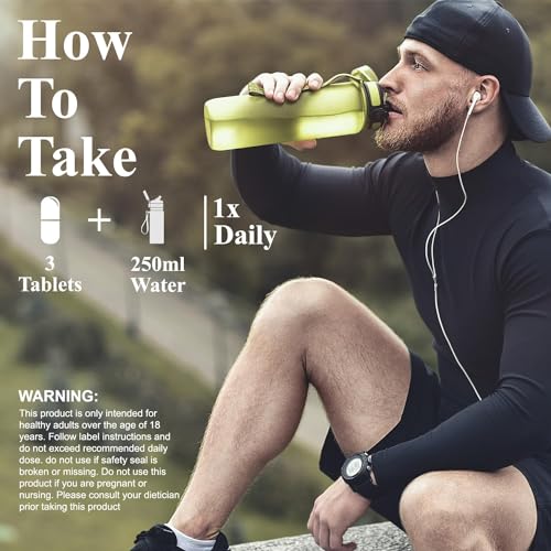 Balsa Nutrition Men's Multivitamin- 90 Tablets |Essential Daily Support For Men's Health, Boosts Immunity, Muscle Recovery, Bone Health, Mental Focus, Cellular Energy & Vitality |Non- GMO, Gluten Free