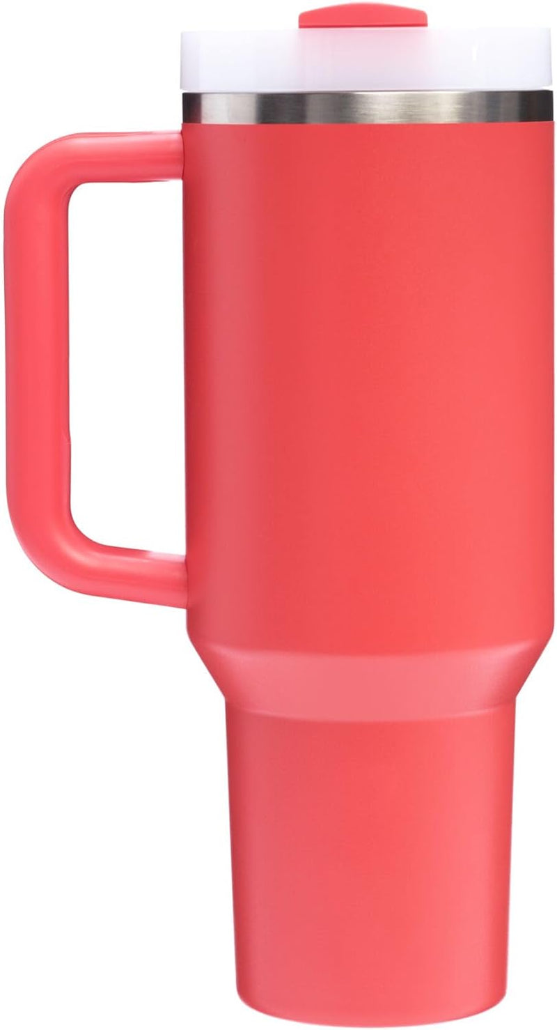 Stanley Quencher H2.0 Tumbler with Handle & Straw 30 oz | Twist On 3-Way Lid | Cupholder Compatible for Travel | Insulated Stainless Steel Cup | BPA-Free | Cherry Blossom