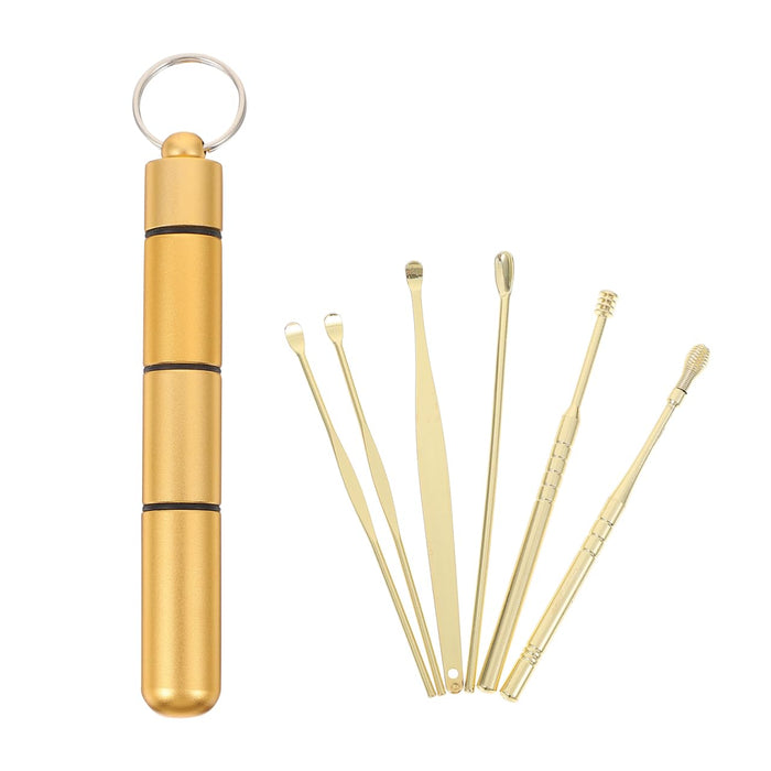 1 Set Ear Pick Tool Ear Cleaner Kit Cleaning Tools for Ear Stainless Steel Ear Spoons Ear Wax Tools Ear Wax Removal Kit Ear Wax Cleaning Kit Ear Picks for Home