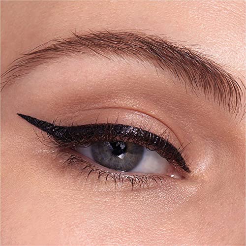 Maybelline New York Liquid Eyeliner, Brush Tip, Long-Lasting and Waterproof, Matte Finish, Hyper Easy Liner, Black