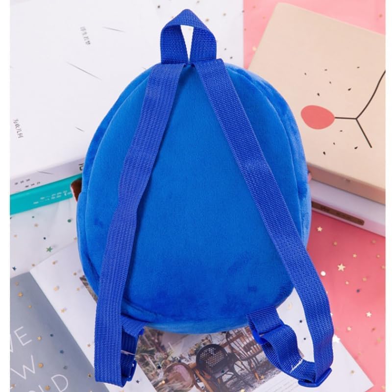 UKR Soft Plush Kids Backpack 23:13 cm Boys Girls Kindergarten 9 inches Toddler Bag Cartoon Puppy 1-3 Year Old