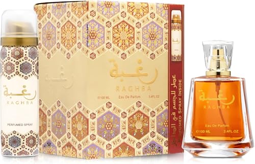 Lattafa Raghba EDP 100 ml & Deo Spray 200 ml Gift Set