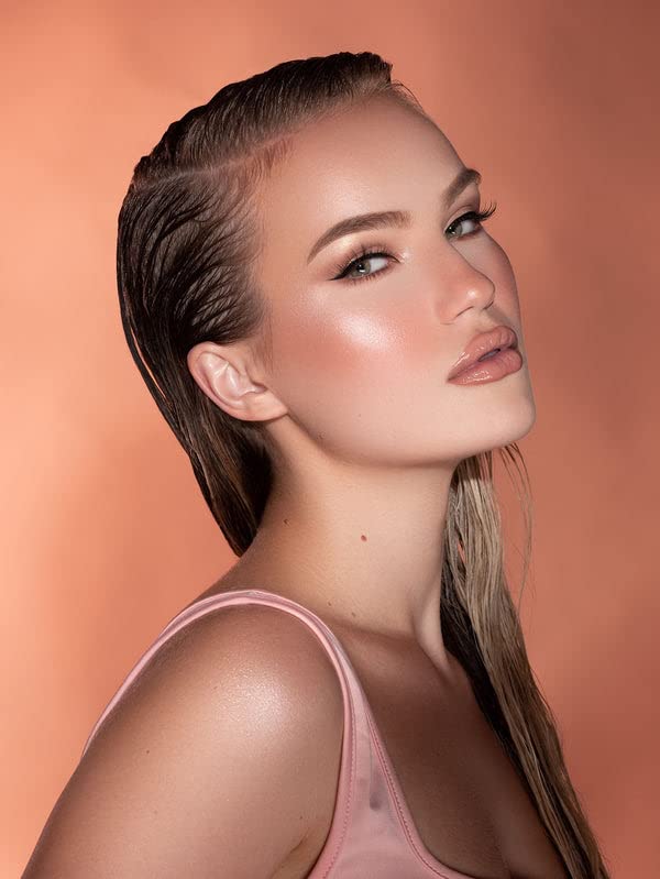 SHEGLAM Makeup - Glow Bloom Liquid Highlighter Shimmer Finish - Long-wearing Waterproof Highlighter Makeup with Sponge Tip Applicator (Vanilla Frost), FL.OZ./5.2ml
