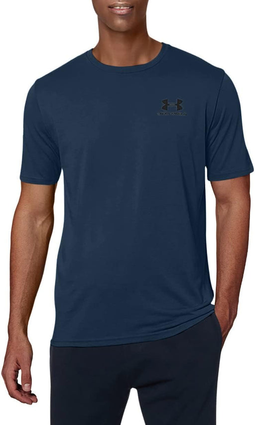 Mens SPORTSTYLE LEFT CHEST SS T-shirt (pack of 1) - Blue