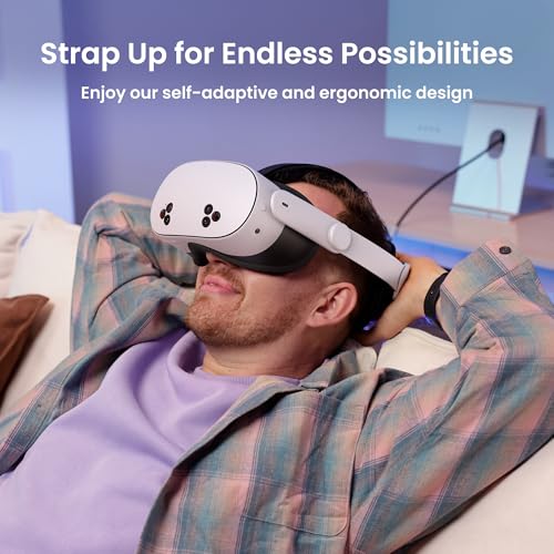 KIWI design K4 Comfort Head Strap Compatible with Meta Quest 3/Quest 3S