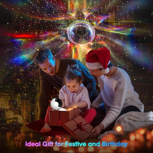 15 in 1 Astronaut Projector Light, Galaxy Star Night Light, Robot Projector Lamp Spaceman Starry Night Light, Timer & Remote Control, for Adult Kid's Bedroom Theater Living Ceiling Decor Best Gift